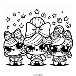 Twinky Winks Shopkins Coloring Sheet For Kids