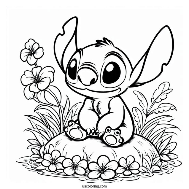Lilo & Stitch Coloring Page Of Experiment 149 Bonnie