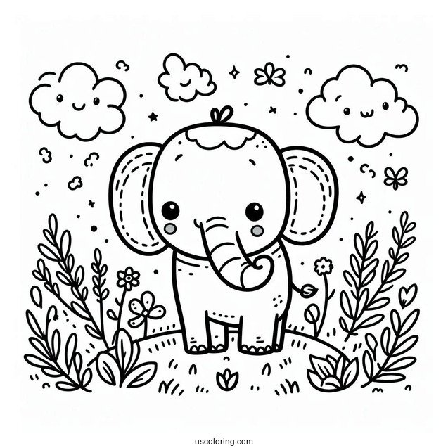 Elephant And Piggie Book Characters Coloring For Kids