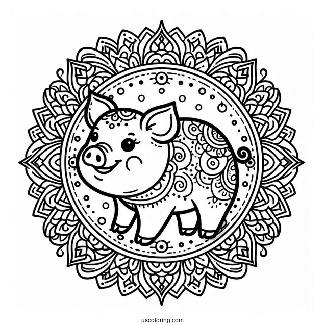 Pig Mandala