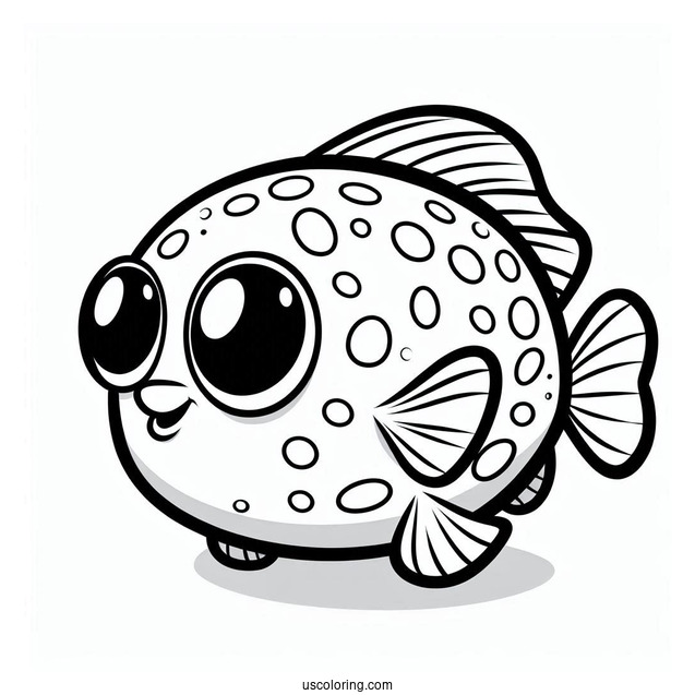 Fish Character From SpongeBob Tv Show To Color