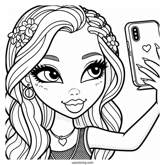 Cloe Taking A Selfie