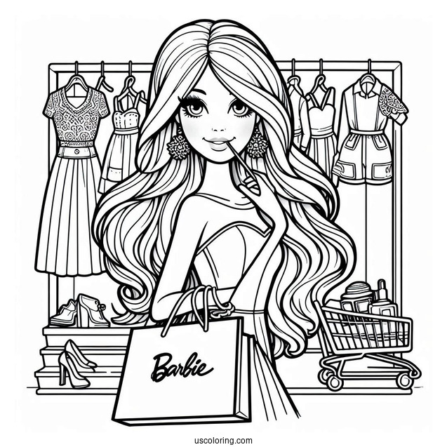 Barbie Out Shopping