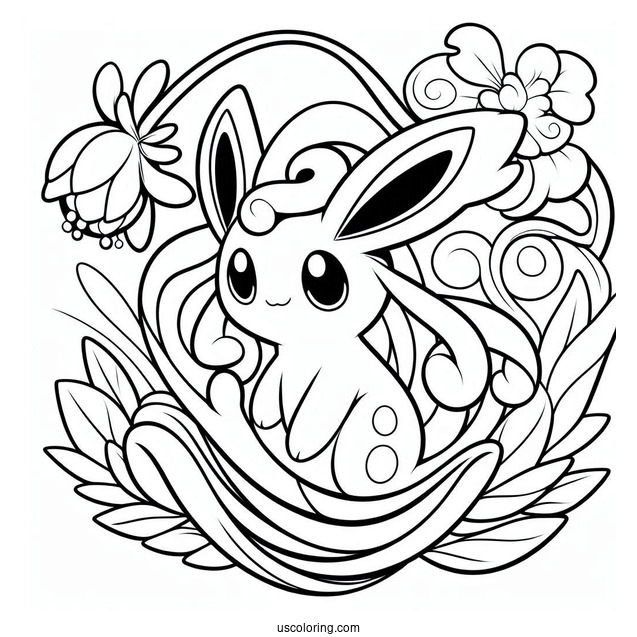 Malamar Psychich Pokemon Coloring In