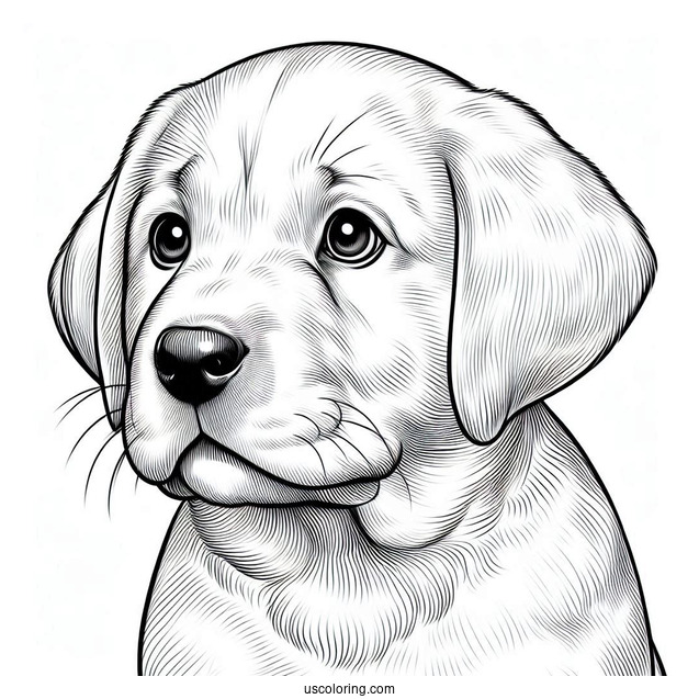 Close Up Of Labrador Puppy