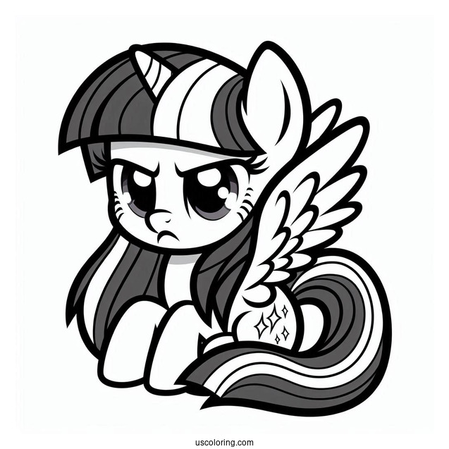 Twilight Sparkle Frowning