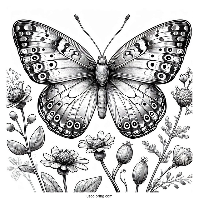 Realistic Butterfly In Nature