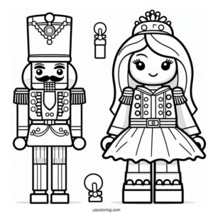 Lego Nutcracker Coloring Sheet For Kids