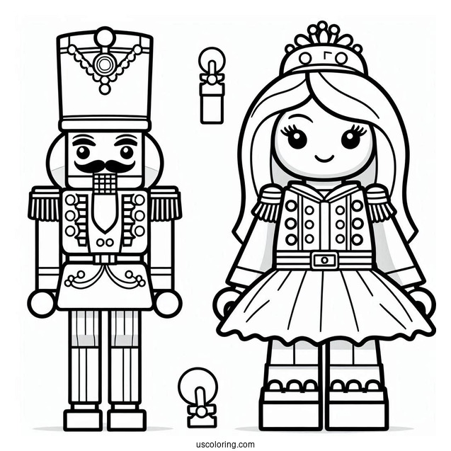 Lego Nutcracker Coloring Sheet For Kids