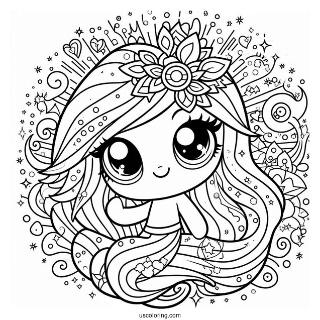 Easy Shimmer And Shine Coloring Page For Kids
