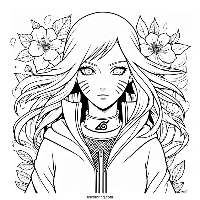 Seventh Hokage Naruto Coloring Page For Kids