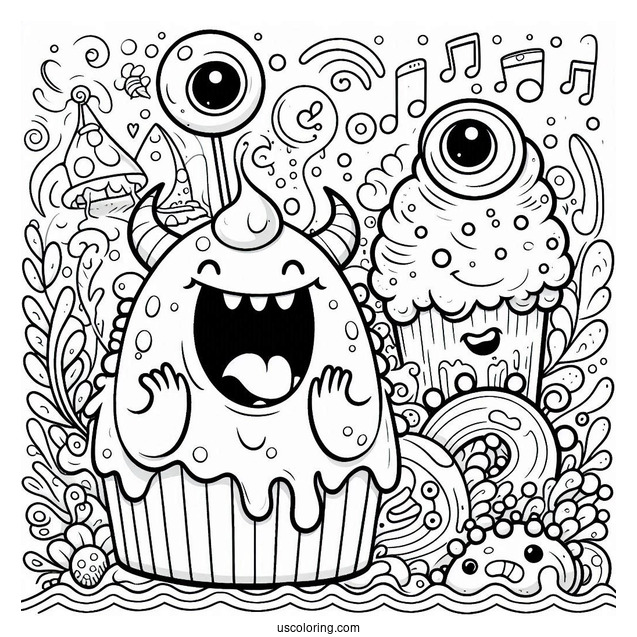 My Singing Monsters Coloring Page Poster