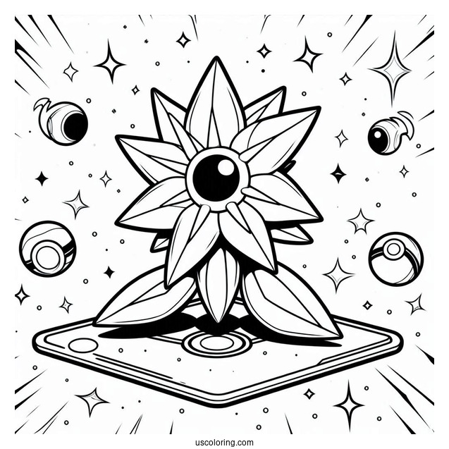 M Starmie EX Stellar Storm Coloring Sheet