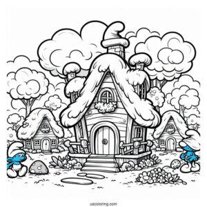Smurf Village Houses