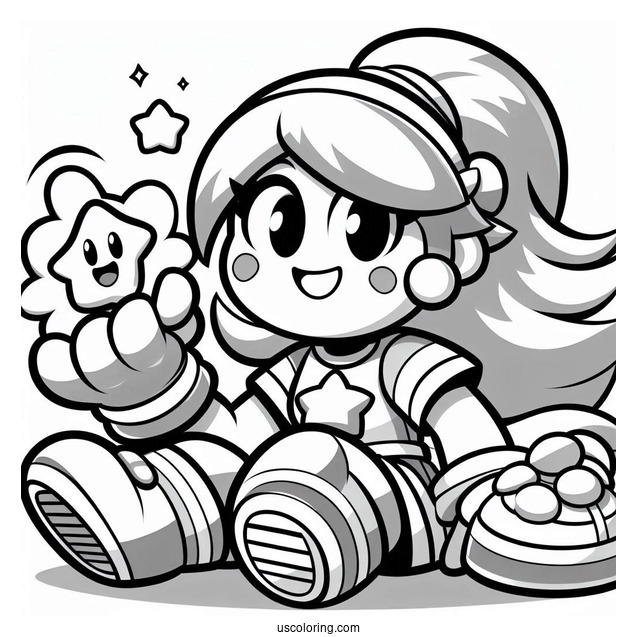 Brawl Stars Coloring Page Of Amber
