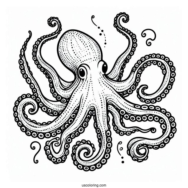 Macroctopus Coloring Page
