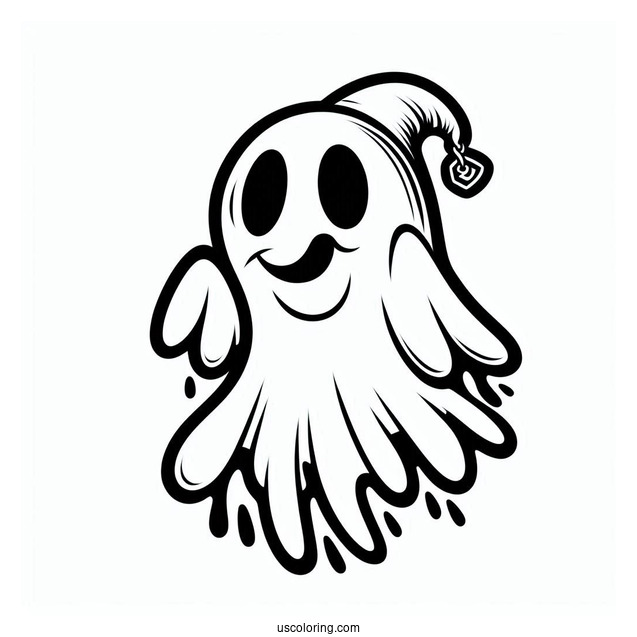 Ghost Monster From Scooby-Doo To Color