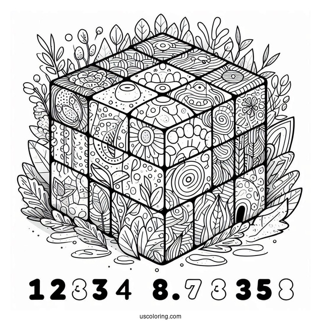 Numberblocks Coloring Page 17