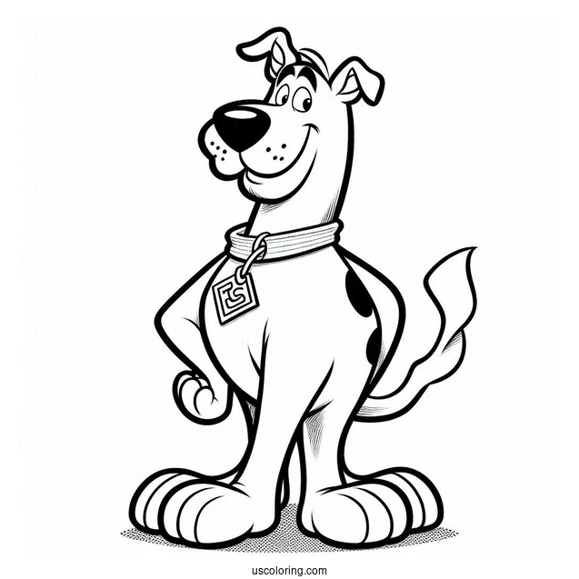 Coloring Page Of Fred From Scooby-Doo