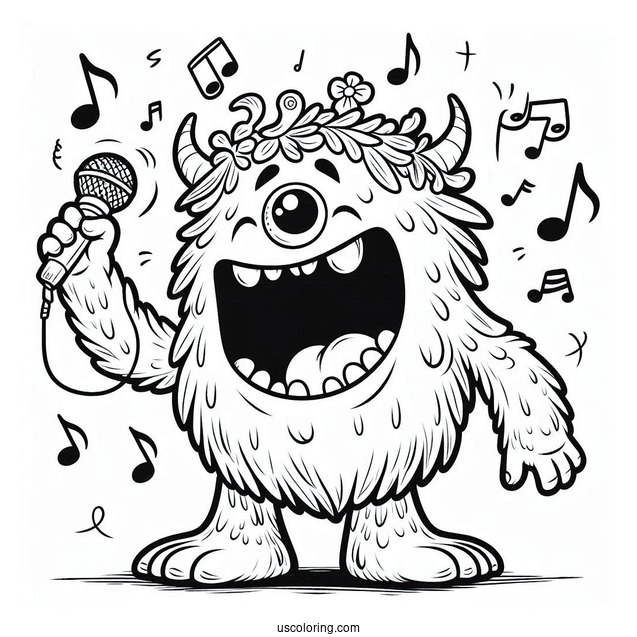 My Singing Monsters Coloring Page Of Singing Mammott