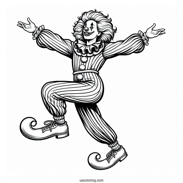 Realistic Clown Dancing