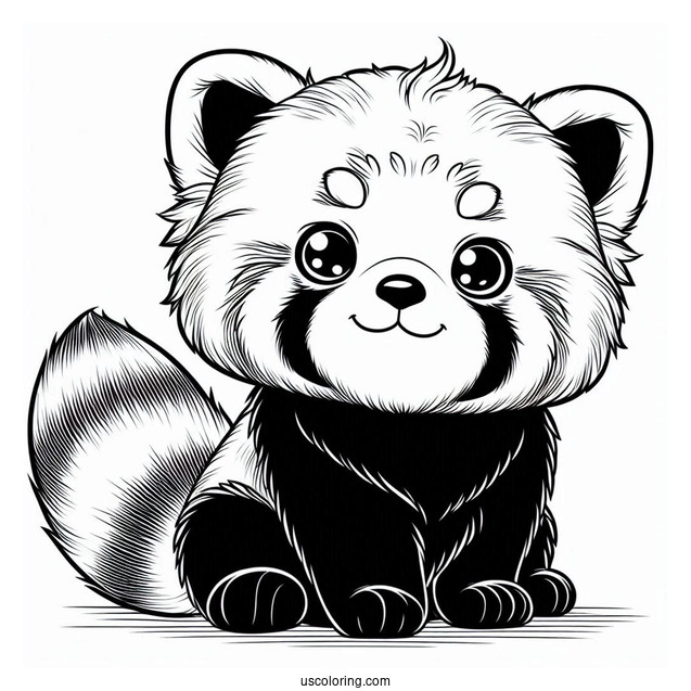 Mischievous Looking Red Panda
