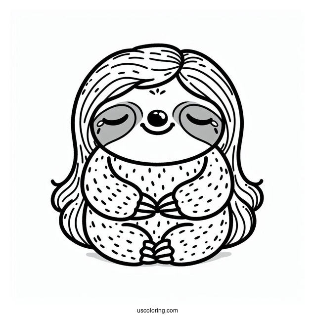 Zootopia Sloth Coloring Page For Kids