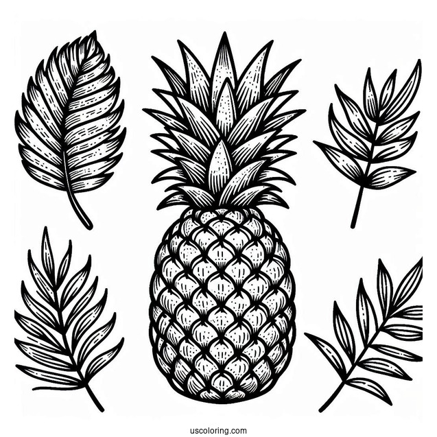 Tropical Themed Pineapple