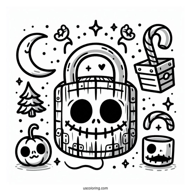 Kawaii Lock, Shock, and Barrel Coloring In