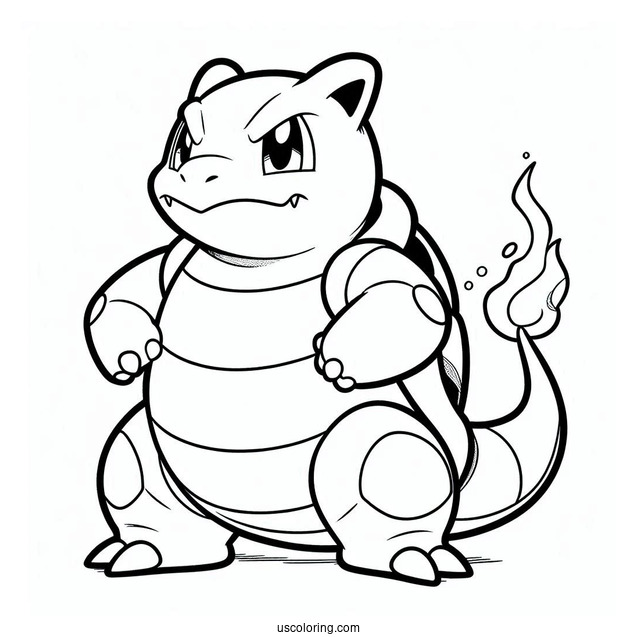 Blastoise Pokemon Coloring Page