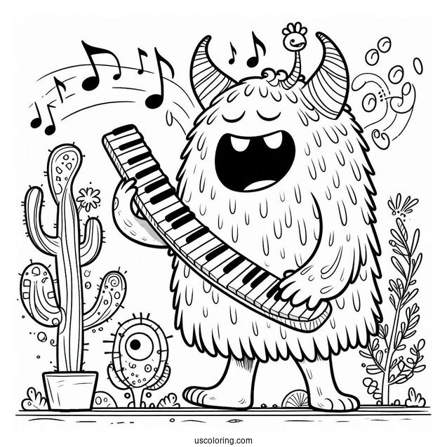 My Singing Monsters Coloring Page Of Singing Mammott