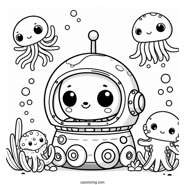 Octonauts Coloring Page Of In Octopod