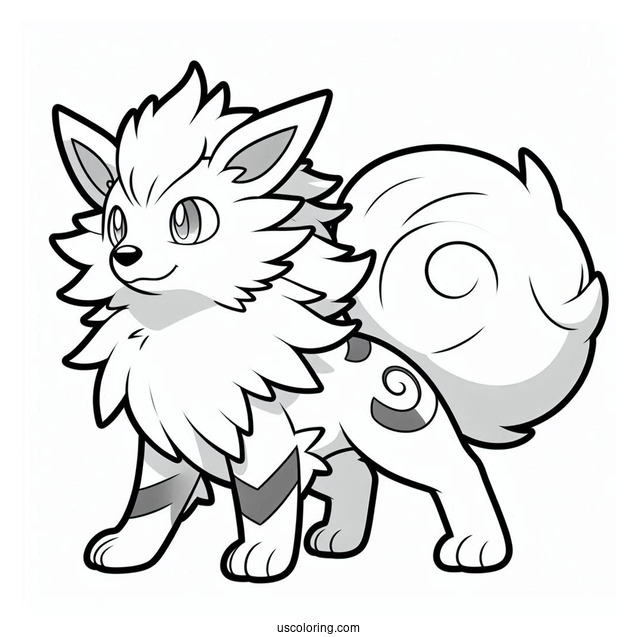 Arcanine Pokemon To Color