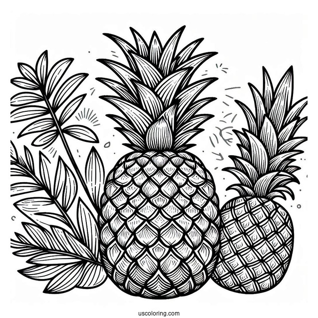 Tropical Themed Pineapple