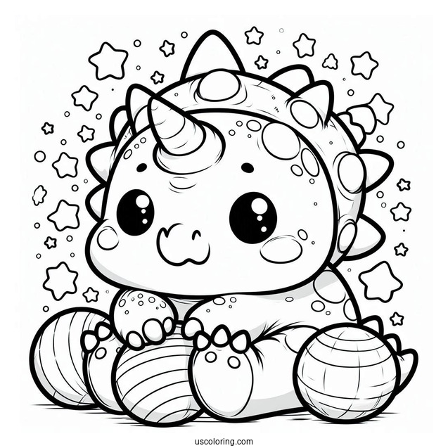 Tristan The Triceratops Squishmallow