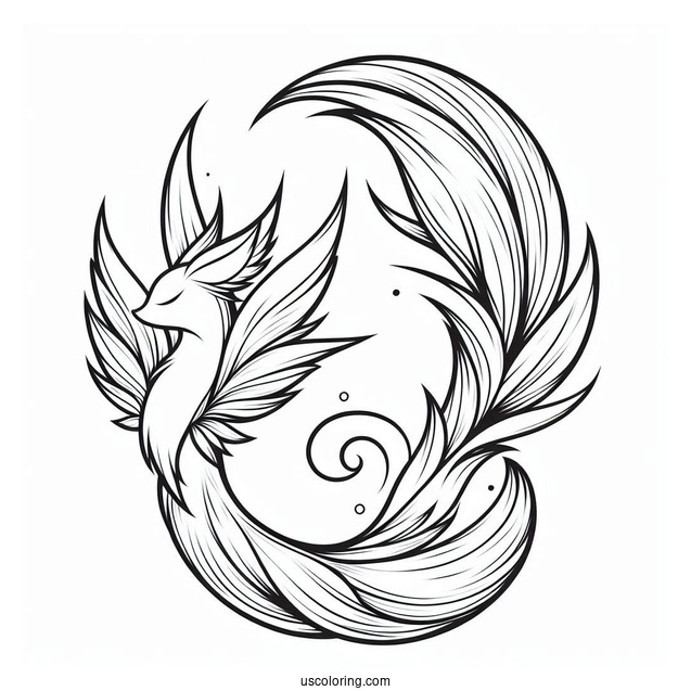 Tails Coloring Page Waving While Flying