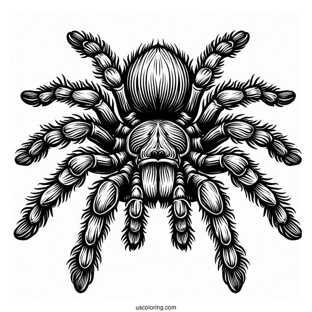 Tarantula Coloring Page