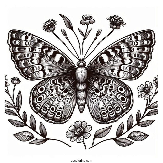 Realistic Butterfly In Nature