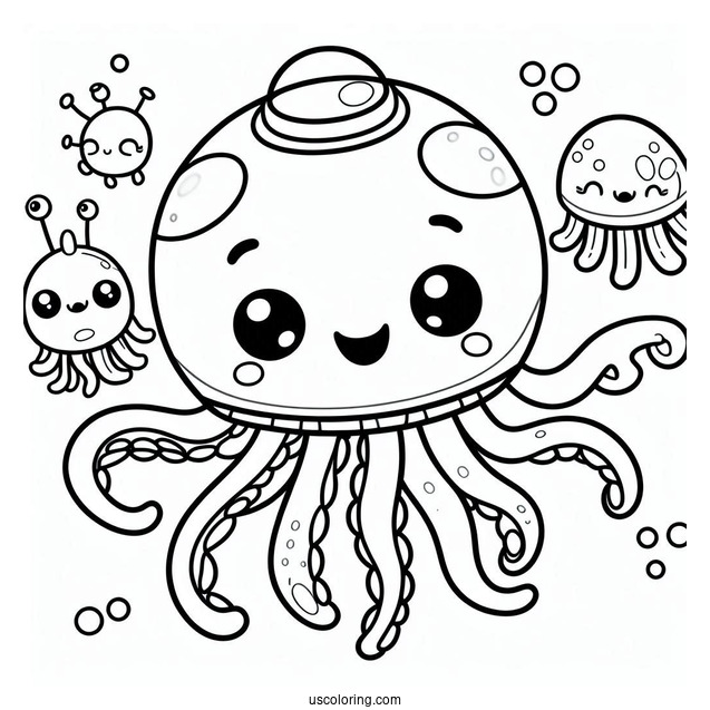 Octonauts Coloring Page Of In Octopod