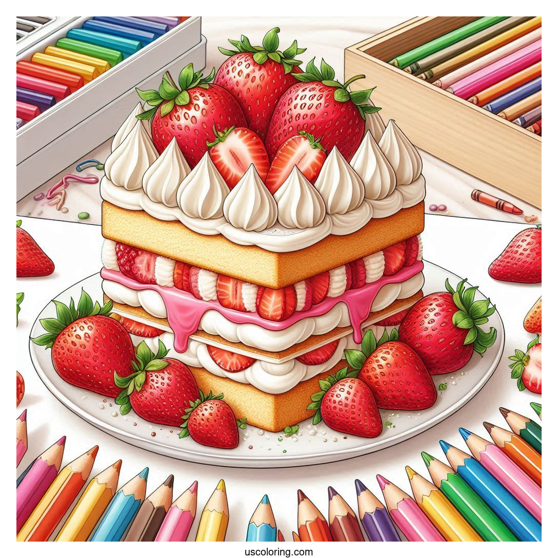 Strawberry Shortcake Coloring Pages Featured Image