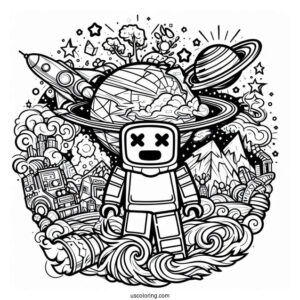 Roblox Universe Coloring Page