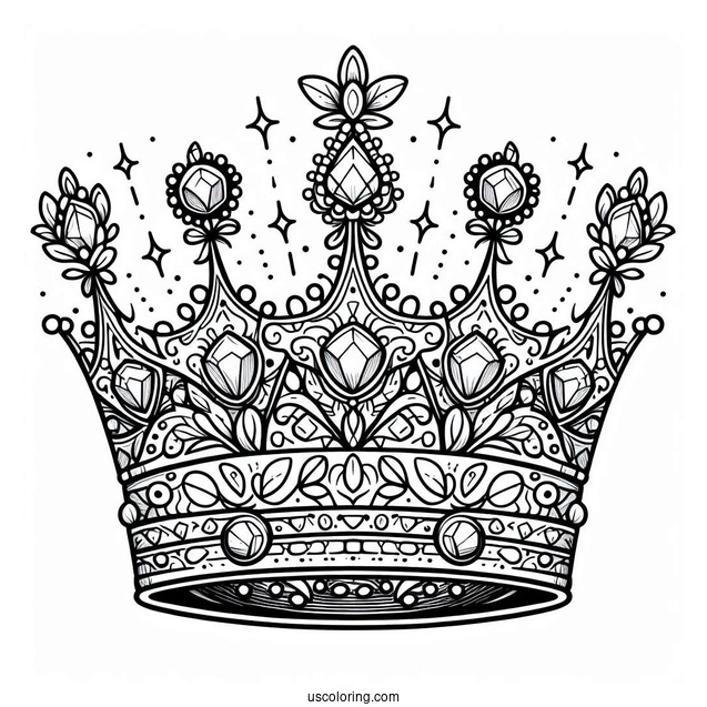 Crown With Multiple Gems