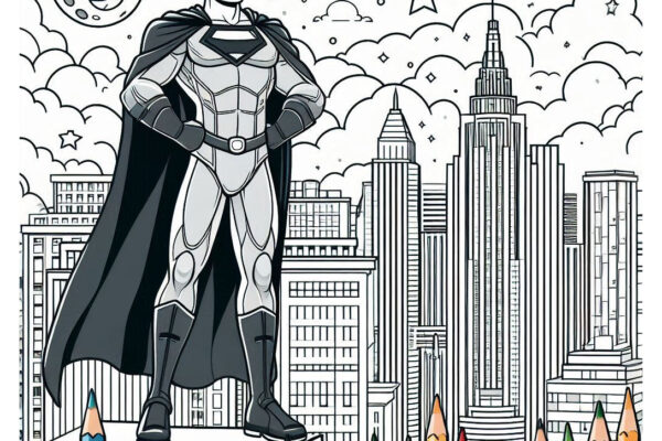 batman coloring pages feature image