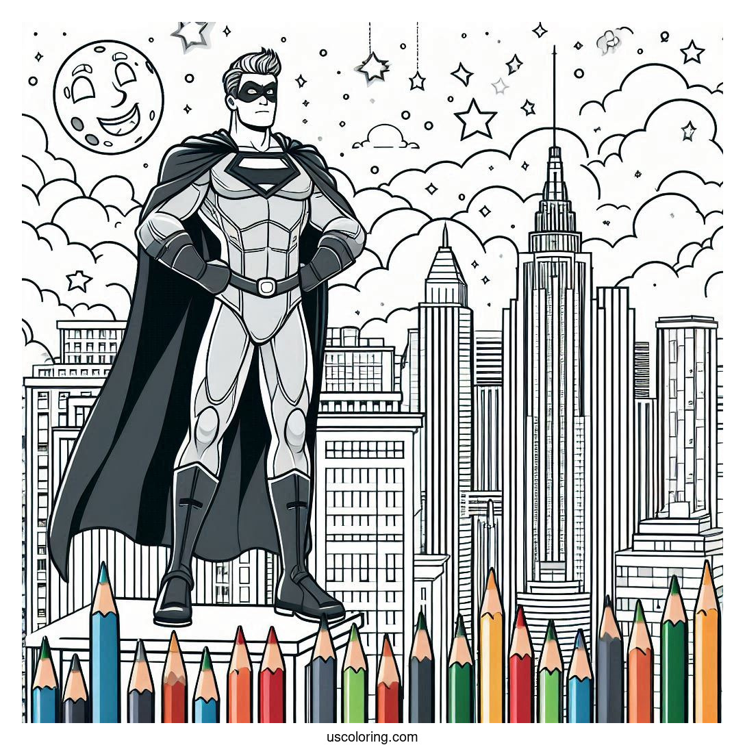 batman coloring pages feature image