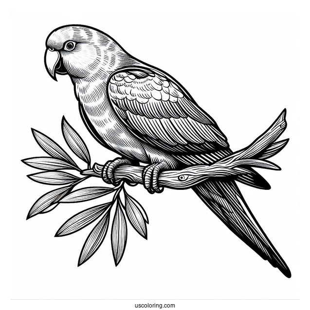 Senegal Parrot To Color