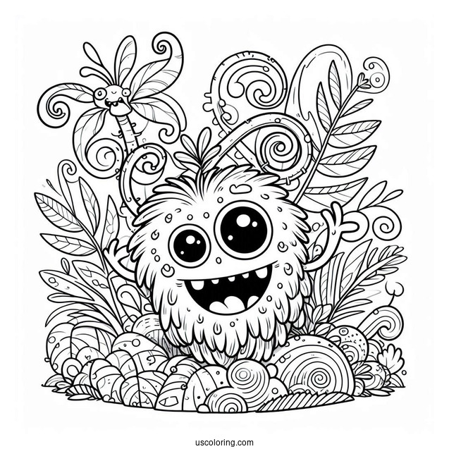 My Singing Monsters Coloring Page On Plant Island