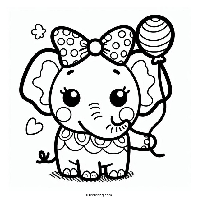 Emily The Elephant From Peppa Pig Coloring