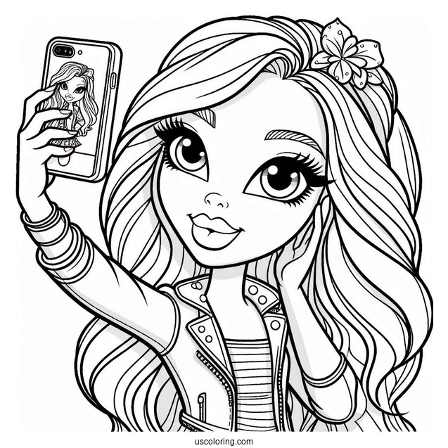 Cloe Taking A Selfie