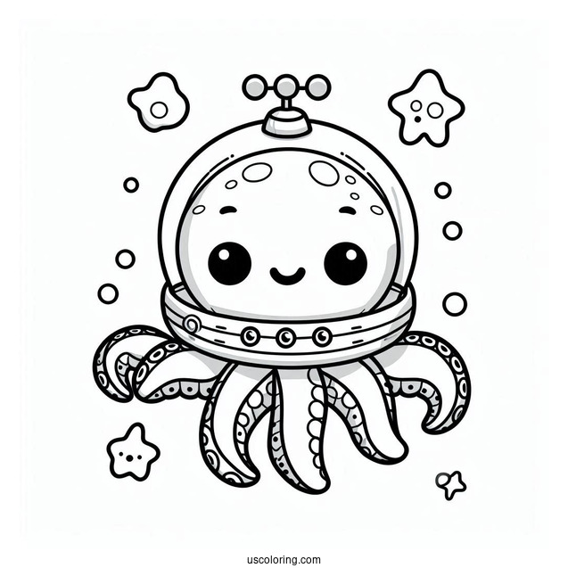 Octonauts Coloring Page Of In Octopod