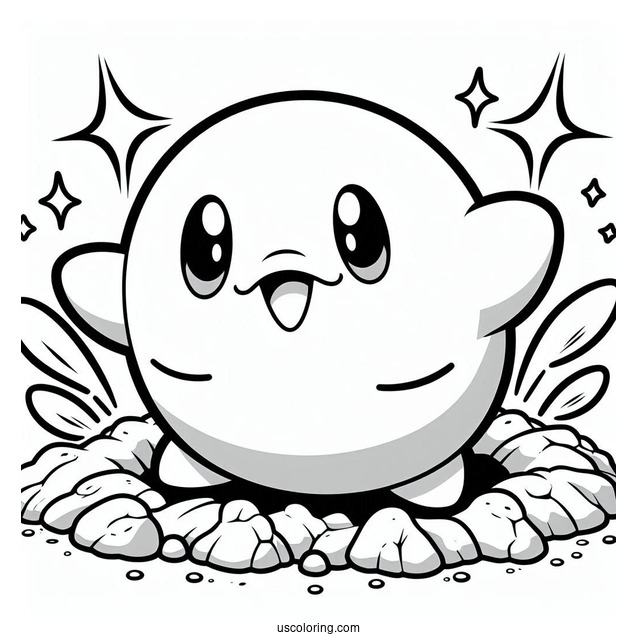 Dugtrio Emerging From Ground